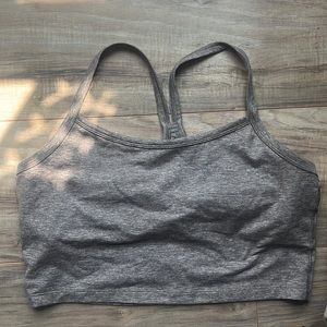 aerie cropped tank with bra